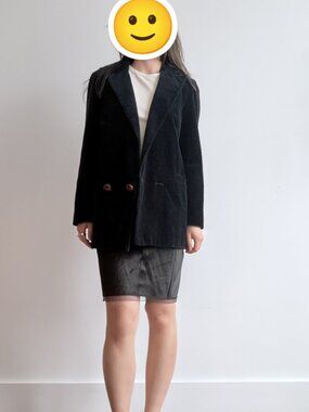 ganni corduroy blazer size 36